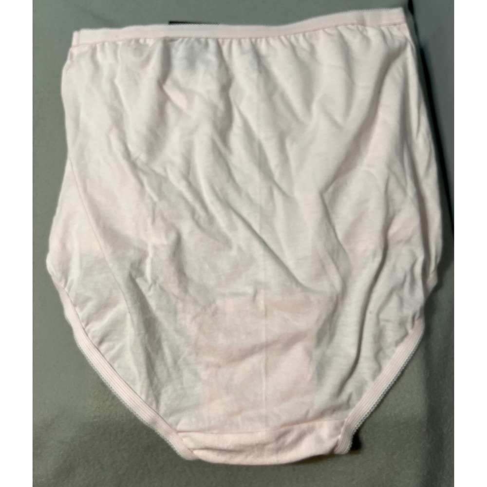 Vanity Fair Perfectly Yours Tailored Cotton Brief Panty Ballet Pink Size 6M - Picture 2 of 4